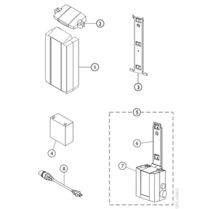 Invacare Battery Pack and Hardware for ISA Compact Invacare Hoyer lift - sold by Dansons Medical - Battery Pack and Hardware manufactured by Invacare