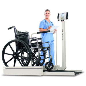 6495 Stationary Wheelchair Scale - sold by Dansons Medical - manufactured by Detecto