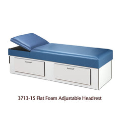 Two-Drawer Upholstered Apron Recovery Couch - sold by Dansons Medical - manufactured by Clinton Industries