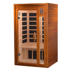Golden Designs Dynamic Barcelona 1-2 Person Low EMF FAR Infrared Sauna - sold by Dansons Medical - Saunas manufactured by Golden Designs (SCS)