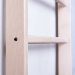 BenchK 100 Solid Beech Wooden Wall Bars with 8 Rungs