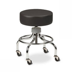 Clinton Industries Chrome Base Stool - sold by Dansons Medical - manufactured by Clinton Industries (MM)