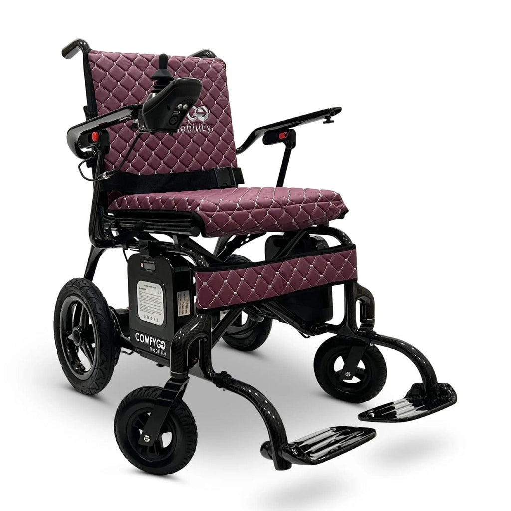 ComfyGo Phoenix Carbon Fiber Electric Wheelchair - sold by Dansons Medical - Powered Wheelchairs manufactured by ComfyGo Mobility
