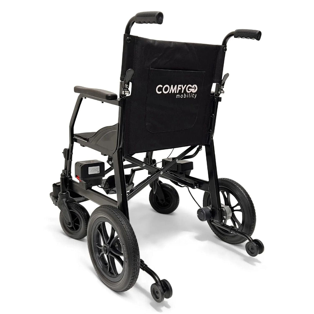 ComfyGo X-Lite Ultra Lightweight Foldable Electric Wheelchair - sold by Dansons Medical - Powered Wheelchairs manufactured by ComfyGo Mobility
