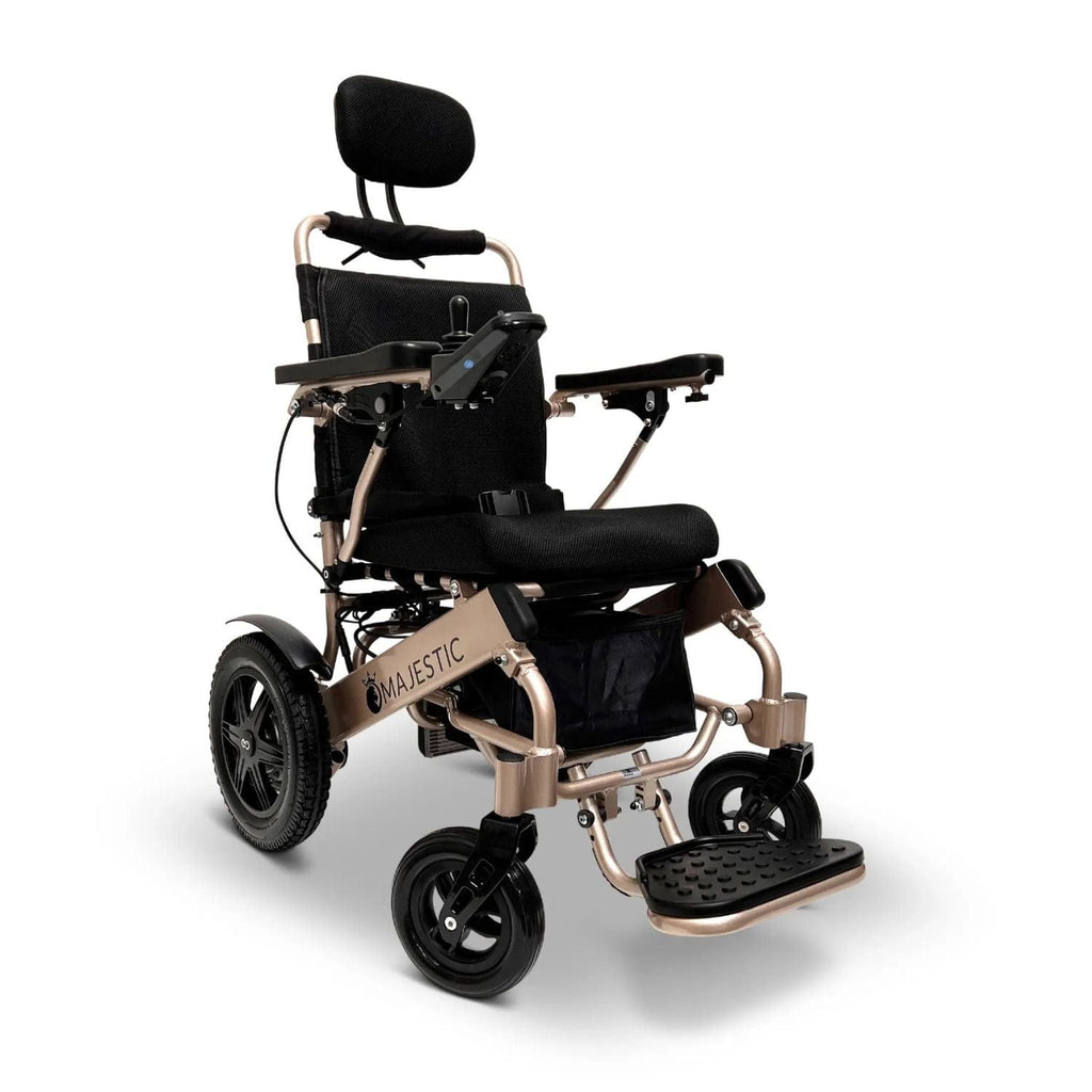 ComfyGo MAJESTIC IQ-9000 Auto Recline Remote Controlled Electric Wheelchair - sold by Dansons Medical - Powered Wheelchairs manufactured by ComfyGo Mobility
