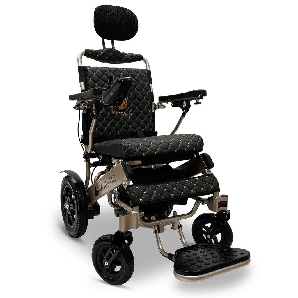 ComfyGo MAJESTIC IQ-9000 Auto Recline Remote Controlled Electric Wheelchair - sold by Dansons Medical - Powered Wheelchairs manufactured by ComfyGo Mobility