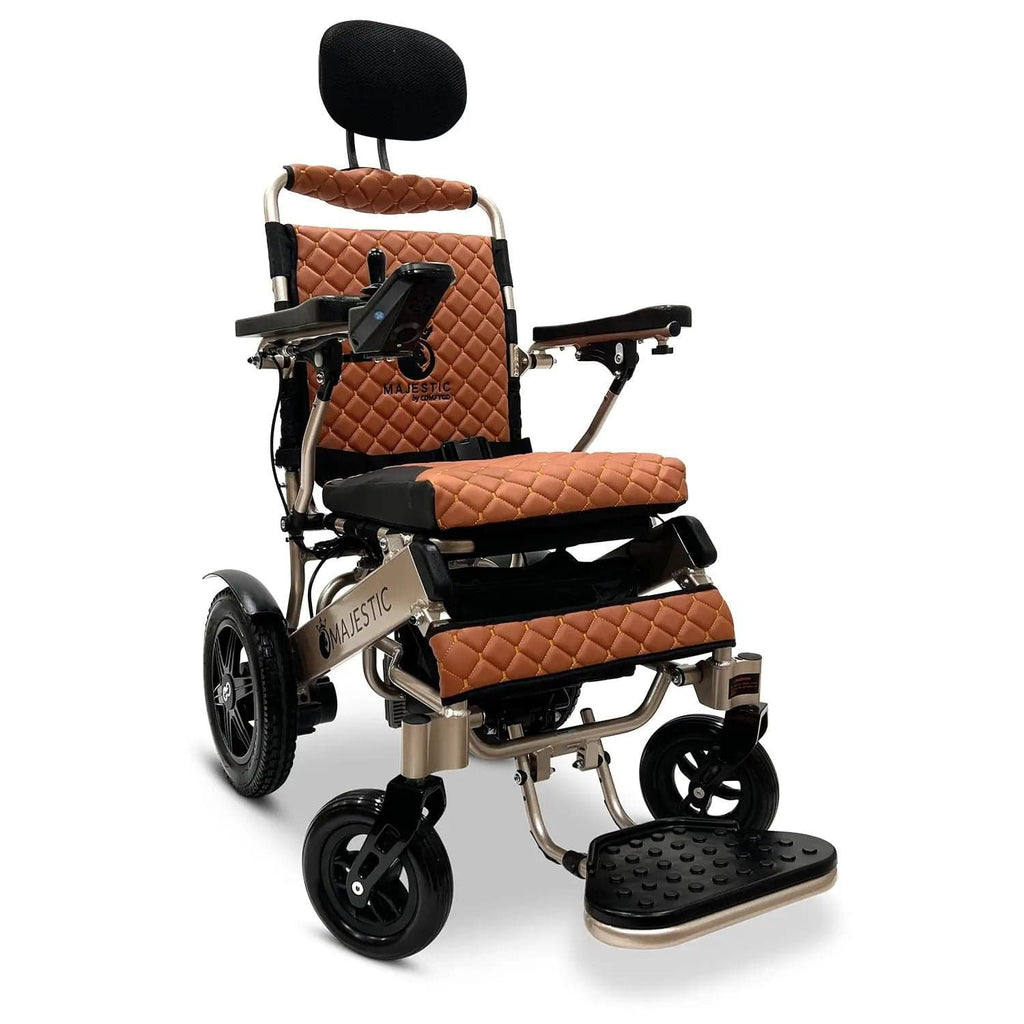 ComfyGo MAJESTIC IQ-9000 Auto Recline Remote Controlled Electric Wheelchair - sold by Dansons Medical - Powered Wheelchairs manufactured by ComfyGo Mobility