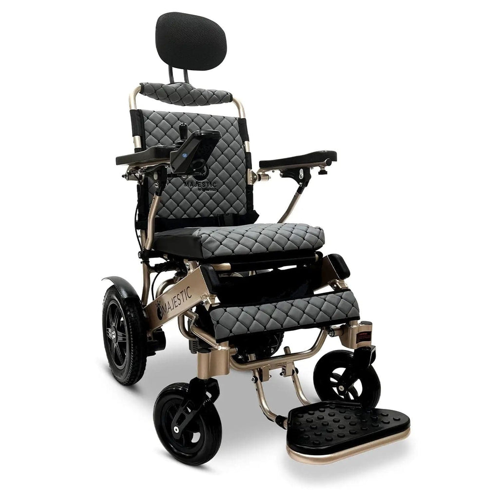 ComfyGo MAJESTIC IQ-9000 Auto Recline Remote Controlled Electric Wheelchair - sold by Dansons Medical - Powered Wheelchairs manufactured by ComfyGo Mobility