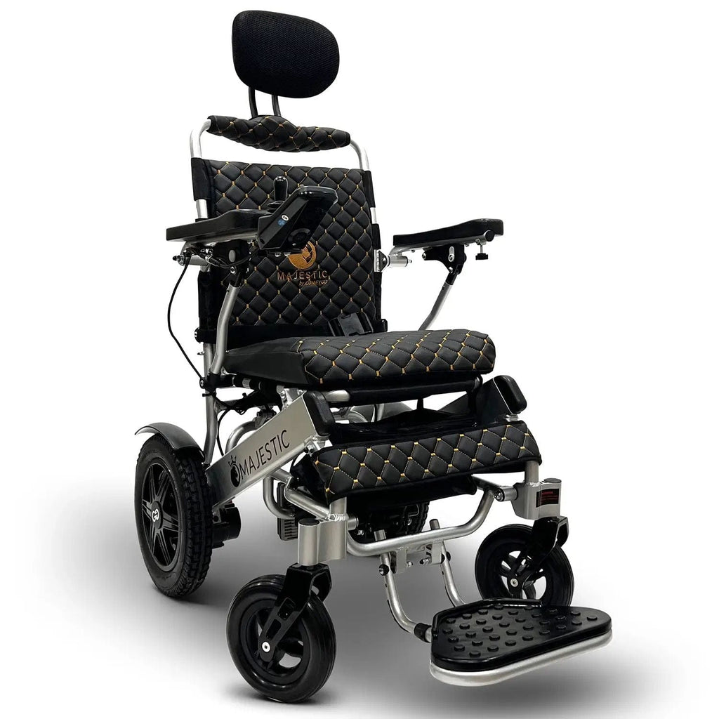 ComfyGo MAJESTIC IQ-9000 Auto Recline Remote Controlled Electric Wheelchair - sold by Dansons Medical - Powered Wheelchairs manufactured by ComfyGo Mobility