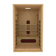 Golden Designs Dynamic Gracia 1-2 Person Near Zero EMF Full Spectrum FAR Infrared Sauna, a Saunas by Golden Designs (SCS) available at Dansons Medical