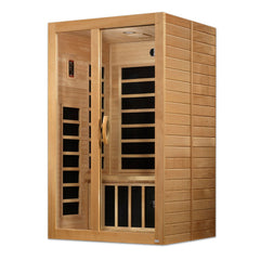 Golden Designs Dynamic Santiago 2-Person Low EMF FAR Infrared Sauna, a Saunas by Golden Designs (SCS) available at Dansons Medical