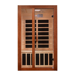 Golden Designs Dynamic Santiago Elite 2-Person Ultra Low EMF FAR Infrared Sauna, a Saunas by Golden Designs (SCS) available at Dansons Medical