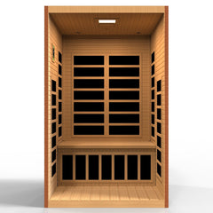 Golden Designs Dynamic Santiago Elite 2-Person Ultra Low EMF FAR Infrared Sauna, a Saunas by Golden Designs (SCS) available at Dansons Medical