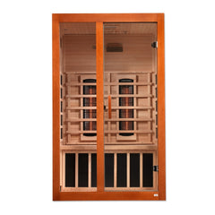Golden Designs Dynamic Santiago 2-Person Full Spectrum Near Zero EMF FAR Infrared Sauna, a Saunas by Golden Designs (SCS) available at Dansons Medical