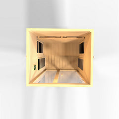 Golden Designs Dynamic Santiago 2-Person Full Spectrum Near Zero EMF FAR Infrared Sauna, a Saunas by Golden Designs (SCS) available at Dansons Medical