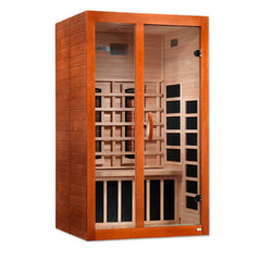 Golden Designs Dynamic Santiago 2-Person Full Spectrum Near Zero EMF FAR Infrared Sauna, a Saunas by Golden Designs (SCS) available at Dansons Medical