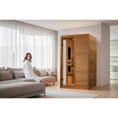 Golden Designs Dynamic Lucca 2-Person Low EMF FAR Infrared Sauna, a Saunas by Golden Designs (SCS) available at Dansons Medical