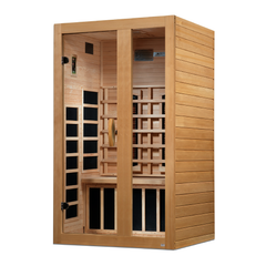 Golden Designs Dynamic Serena 2-Person Full Spectrum Near Zero EMF FAR Infrared Sauna, a Saunas by Golden Designs (SCS) available at Dansons Medical