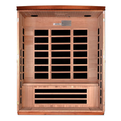 Golden Designs Dynamic Lugano Elite 3-Person Ultra Low EMF FAR Infrared Sauna, a Saunas by Golden Designs (SCS) available at Dansons Medical