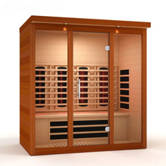 Golden Designs Dynamic Vila Grande 4-Person Full Spectrum Near Zero EMF FAR Infrared Sauna, a Saunas by Golden Designs (SCS) available at Dansons Medical