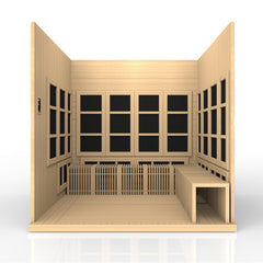 Golden Designs Catalonia 8-Person PureTech Near Zero EMF FAR Infrared Sauna, a Saunas by Golden Designs (SCS) available at Dansons Medical