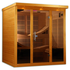 Golden Designs Dynamic Monaco Elite 6-Person Ultra Low EMF FAR Infrared Sauna, a Saunas by Golden Designs (SCS) available at Dansons Medical