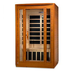 Golden Designs Dynamic San Marino 2-Person Low EMF FAR Infrared Sauna - sold by Dansons Medical - Saunas manufactured by Golden Designs (SCS)