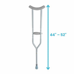 Dynarex Bariatric Steel Crutches - sold by Dansons Medical - Crutches manufactured by Dynarex