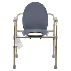 Dynarex Elongated Folding Bedside Commode - sold by Dansons Medical - Toileting Aids manufactured by Dynarex