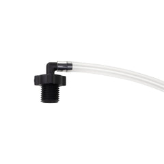 Dynarex Resp-O2 Oxygen Humidifier Elbow Connector with 12" Tubing
