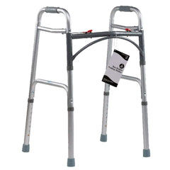 Dynarex Two Button Folding Walker - sold by Dansons Medical - Rollator Walkers manufactured by Dynarex