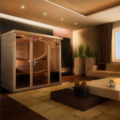 Golden Designs Monaco 6-Person PureTech Near Zero EMF FAR Infrared Sauna, a Saunas by Golden Designs (SCS) available at Dansons Medical