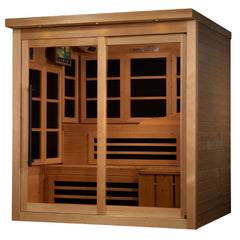 Golden Designs Monaco Limited Edition 6-Person PureTech Near Zero EMF FAR Infrared Sauna, a Saunas by Golden Designs (SCS) available at Dansons Medical