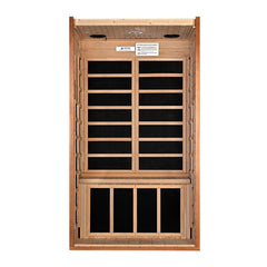 Golden Designs Dynamic Avila 1-2 Person Low EMF FAR Infrared Sauna - sold by Dansons Medical - Saunas manufactured by Golden Designs (SCS)