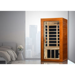 Golden Designs Dynamic Avila 1-2 Person Low EMF FAR Infrared Sauna - sold by Dansons Medical - Saunas manufactured by Golden Designs (SCS)