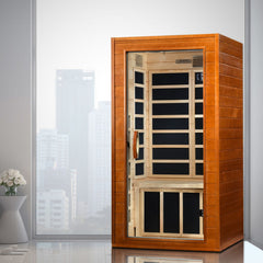 Golden Designs Dynamic Avila Elite 1-2 Person Ultra Low EMF FAR Infrared Sauna, a Saunas by Golden Designs (SCS) available at Dansons Medical