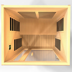 Golden Designs Dynamic Cordoba Elite 2-Person Ultra Low EMF FAR Infrared Sauna, a Saunas by Golden Designs (SCS) available at Dansons Medical