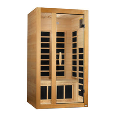 Golden Designs Dynamic Gracia Elite 1-2 Person Ultra Low EMF FAR Infrared Sauna, a Saunas by Golden Designs (SCS) available at Dansons Medical