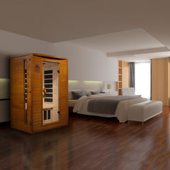Golden Designs Dynamic Versailles Elite 2-Person Ultra Low EMF FAR Infrared Sauna, a Saunas by Golden Designs (SCS) available at Dansons Medical