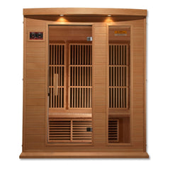 Golden Designs Maxxus 3-Person Low EMF FAR Infrared Sauna - sold by Dansons Medical - Saunas manufactured by Golden Designs (SCS)