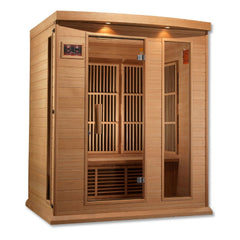 Golden Designs Maxxus 3-Person Low EMF FAR Infrared Sauna - sold by Dansons Medical - Saunas manufactured by Golden Designs (SCS)