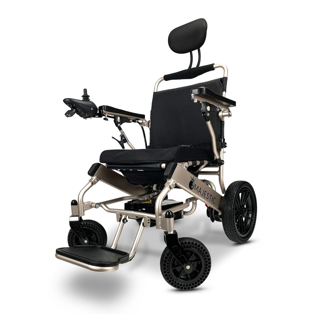 ComfyGo MAJESTIC IQ-8000 Remote Controlled Lightweight Electric Wheelchair - sold by Dansons Medical -  manufactured by ComfyGo Mobility
