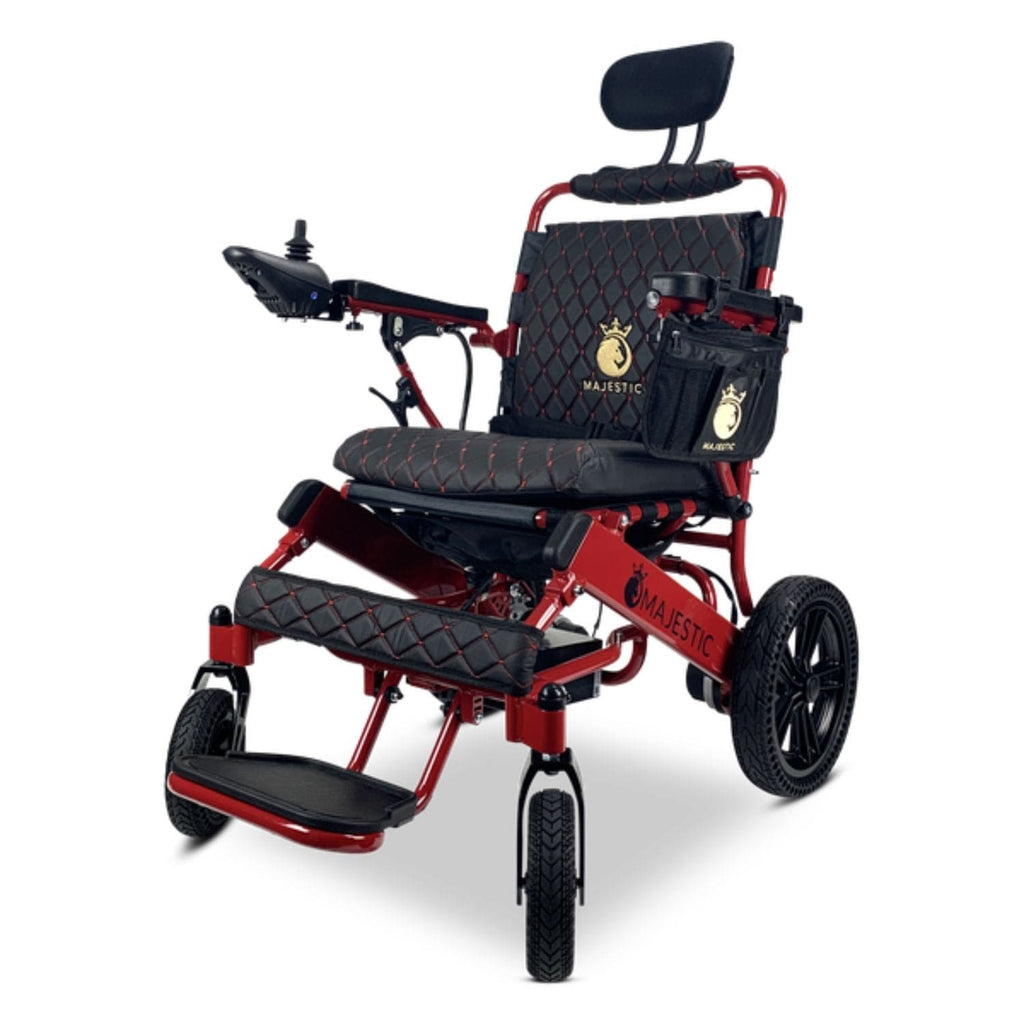 ComfyGo MAJESTIC IQ-8000 Remote Controlled Lightweight Electric Wheelchair - sold by Dansons Medical -  manufactured by ComfyGo Mobility