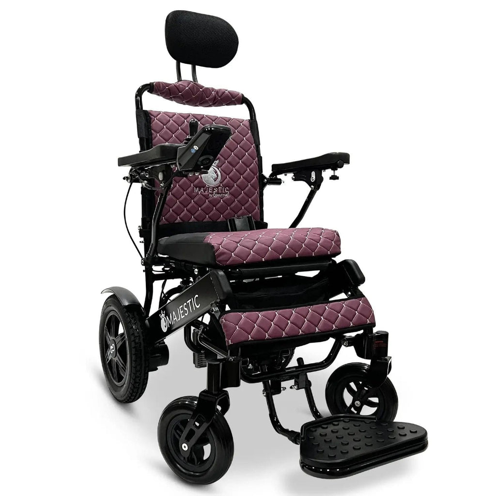 ComfyGo MAJESTIC IQ-9000 Auto Recline Remote Controlled Electric Wheelchair - sold by Dansons Medical - Powered Wheelchairs manufactured by ComfyGo Mobility