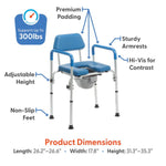 Journey SoftSecure 3 in 1 Commode Chair - sold by Dansons Medical - Shower Seats manufactured by Journey Health & Lifestyle