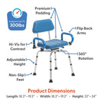 Journey SoftSecure Rotating Shower Chair - sold by Dansons Medical - Shower Seats manufactured by Journey Health & Lifestyle