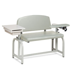 Clinton Industries Lab X Series Blood Drawing Chair with Padded Arms - sold by Dansons Medical - manufactured by Clinton Industries (MM)