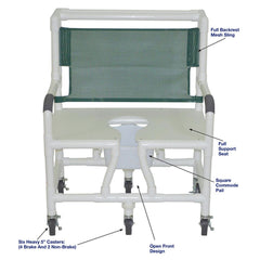 MJM International Bariatric Shower Chair