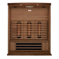 Golden Designs Maxxus 3-Person Full Spectrum Near Zero EMF FAR Infrared Sauna, a Saunas by Golden Designs (SCS) available at Dansons Medical