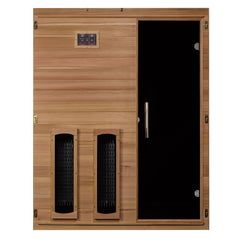 Golden Designs Maxxus S-Line 3-Person Full Spectrum Near Zero EMF FAR Infrared Sauna, a Saunas by Golden Designs (SCS) available at Dansons Medical